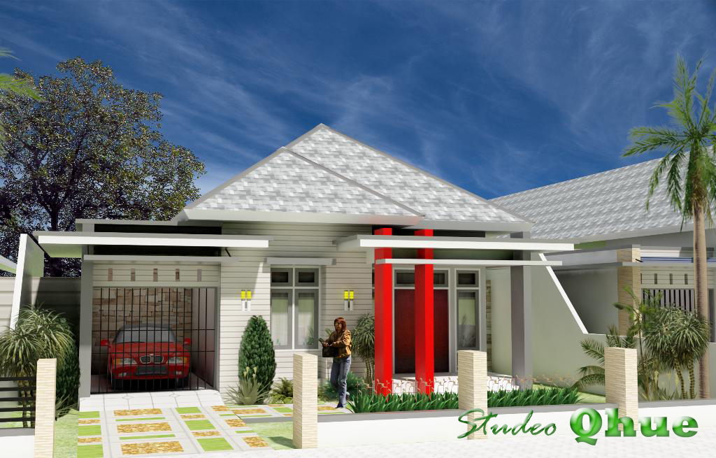 Desain Rumah Modern Tropis  Studeo Qhue